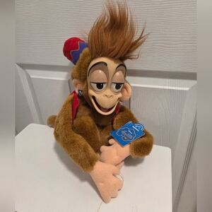 Vintage Applause Disney Aladdin Abu Hand Puppet 1990s 90s